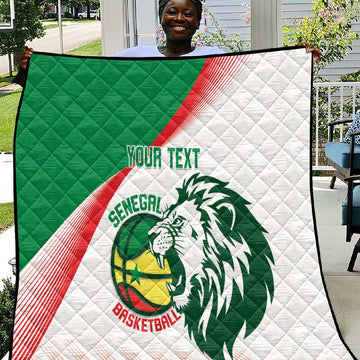Afro Basketball Custom Senegal Quilt Come On Lions LT14