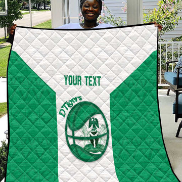 Afro Basketball Custom Nigeria Quilt Come On Tigers LT14