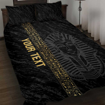 Afro Basketball Custom Egypt Quilt Bed Set Come On Pharaohs LT14