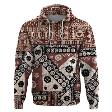 Bula Fiji Hoodie Unique Masi Tapa Pattern LT14