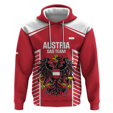 Custom Austria Football Hoodie Come On Das Team LT14