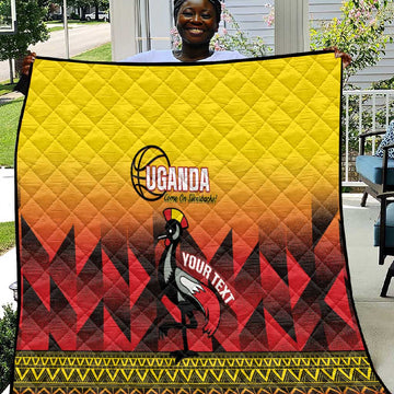 Afro Basketball Custom Uganda Quilt Come On Silverbacks African Pattern LT14