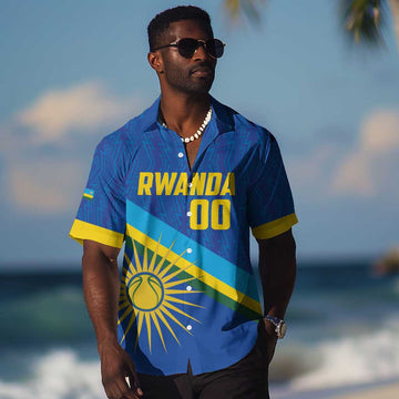 Afro Basketball Custom Rwanda Hawaiian Shirt Go Champions Imigongo Folk Pattern LT14