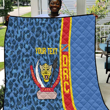Afro Basketball Custom DR Congo Quilt Come On Leopards Skin Pattern LT14