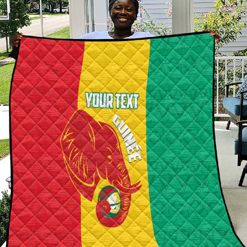 Afro Basketball Custom Guinea Quilt Syli Nationale African Pattern LT14