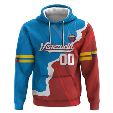Custom Baseball Venezuela Hoodie Go Champions Grunge Style LT14
