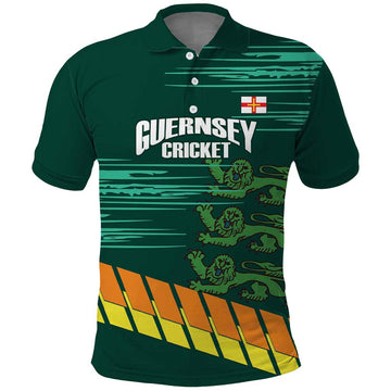 Custom Guernsey Cricket Polo Shirt Go Champions LT14