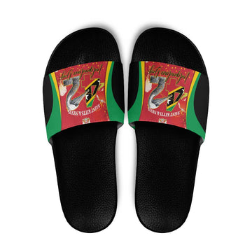 Saint Kitts and Nevis Slide Sandals Pelican 42nd Independence Anniversary LT14