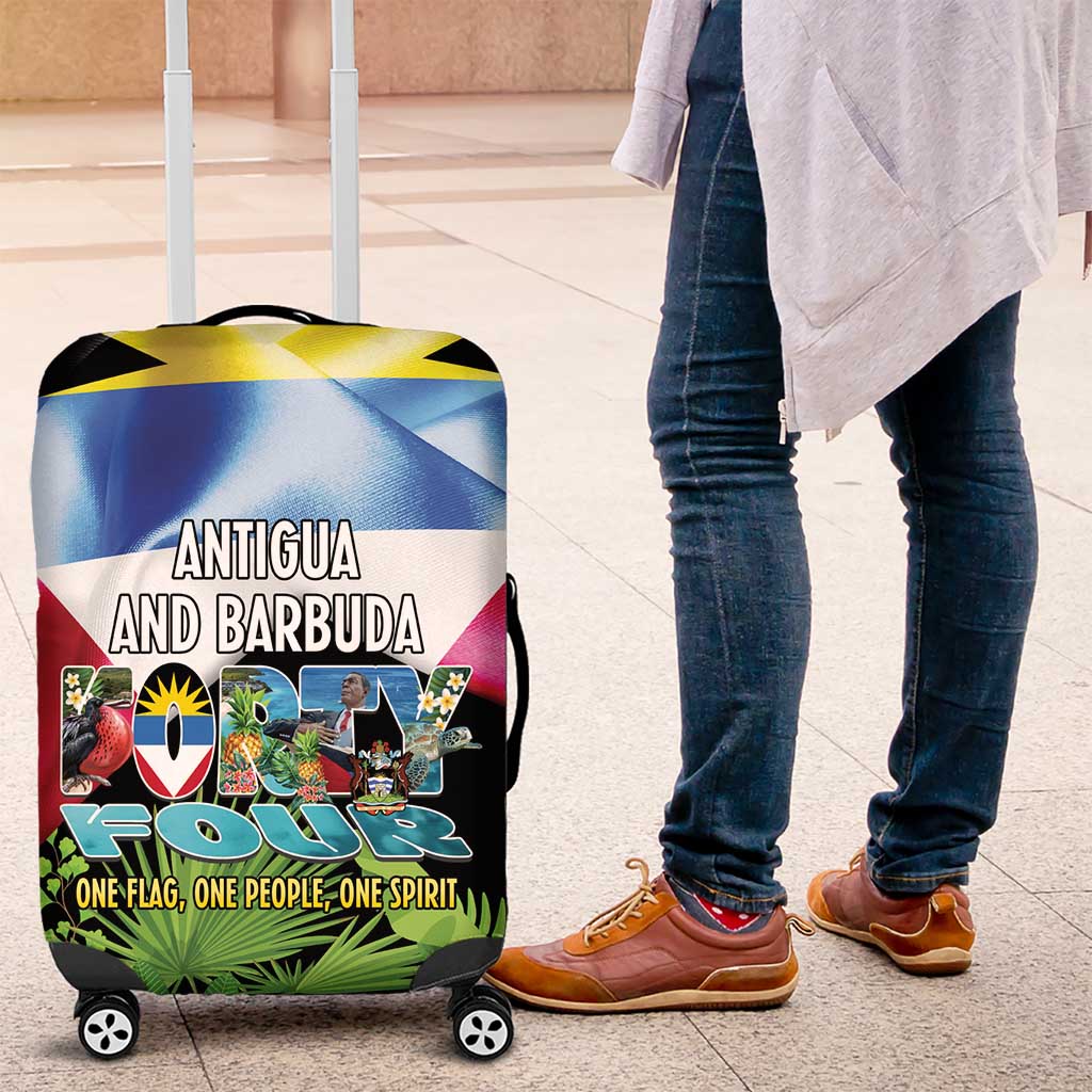 Antigua and Barbuda Independence Day Luggage Cover 44th Anniversary One Flag One People One Spirit LT14