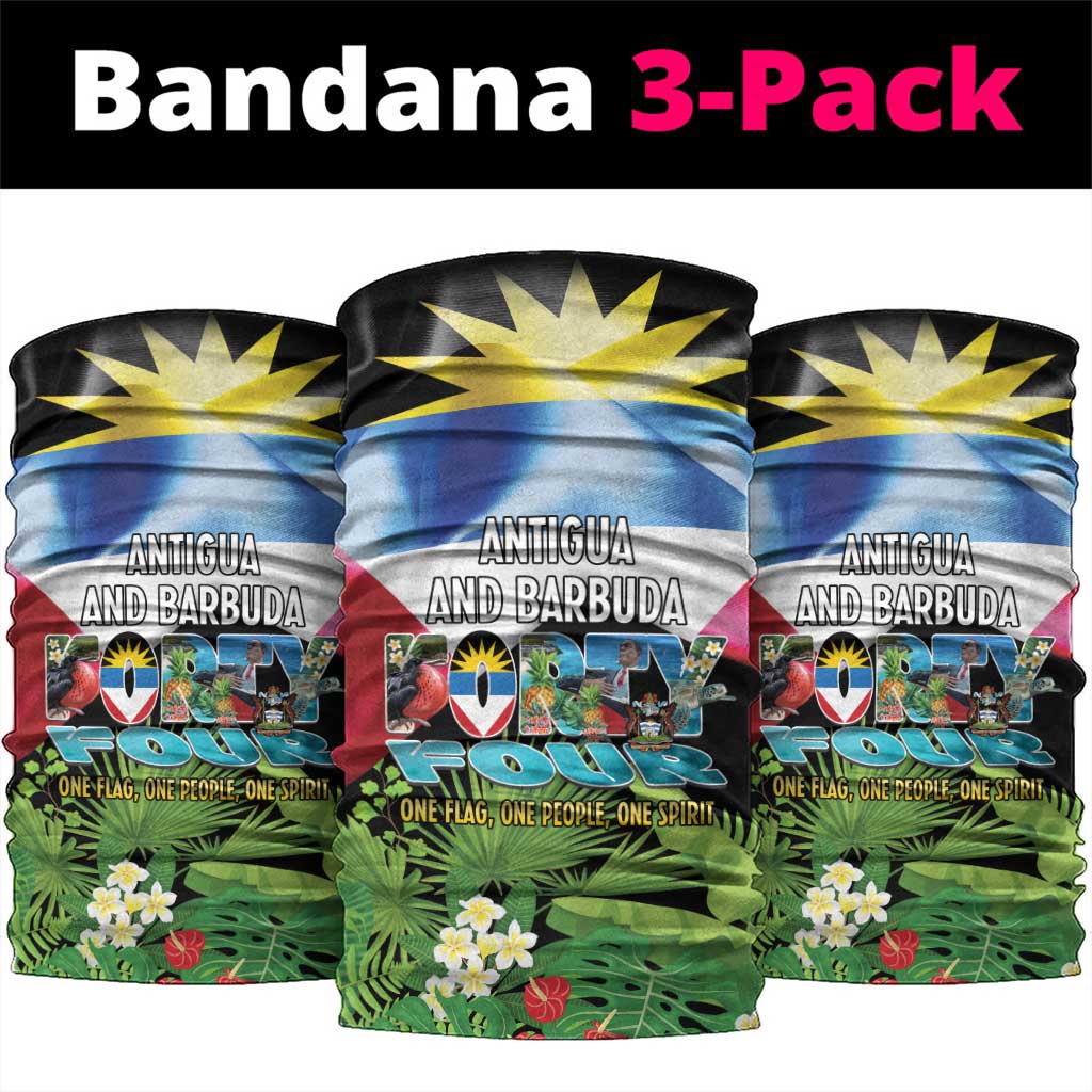 Antigua and Barbuda Independence Day Neck Gaiter 44th Anniversary One Flag One People One Spirit LT14
