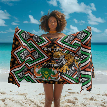 Personalized Afro Niger Sarong Leopard Ankara African Pattern LT14