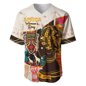 Africa International Women Day Baseball Jersey African Pattern LT14
