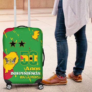Sao Tome and Principe Independence Day Luggage Cover 50 Anos Independencia LT14