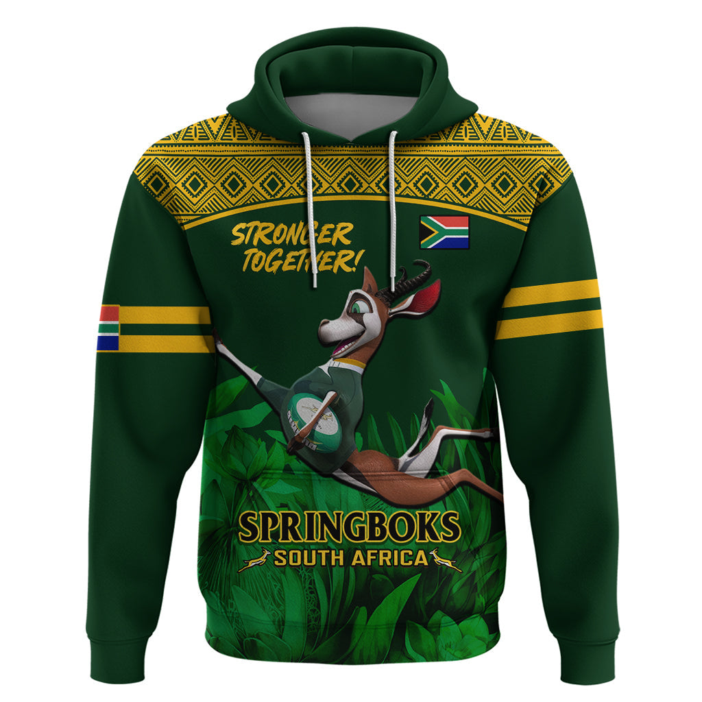 Custom South Africa Rugby Hoodie Go Bokke World Cup Champions History LT14
