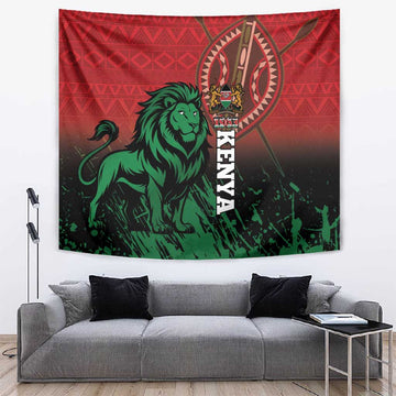 Kenya Independence Day Tapestry Jamhuri ya Kenya 1963 - African Pattern LT14