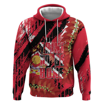 Trini To De Bone Hoodie Proud To Be Trinidad and Tobago LT14