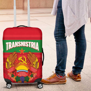 Transnistria Independence Day Luggage Cover Coat Of Arms Flag Style LT14