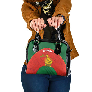 Custom Zimbabwe Cricket Shoulder Handbag Go Chevrons 2003 Color Version LT14