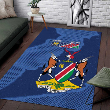 Afro Cricket Namibia Custom Area Rug Go Eagles Est 1992 LT14