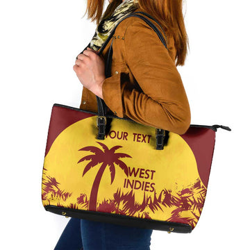 Custom West Indies Cricket Leather Tote Bag Windies Newest Version LT14