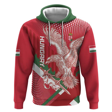 Custom Hungary Football Hoodie Come On Magyarok LT14