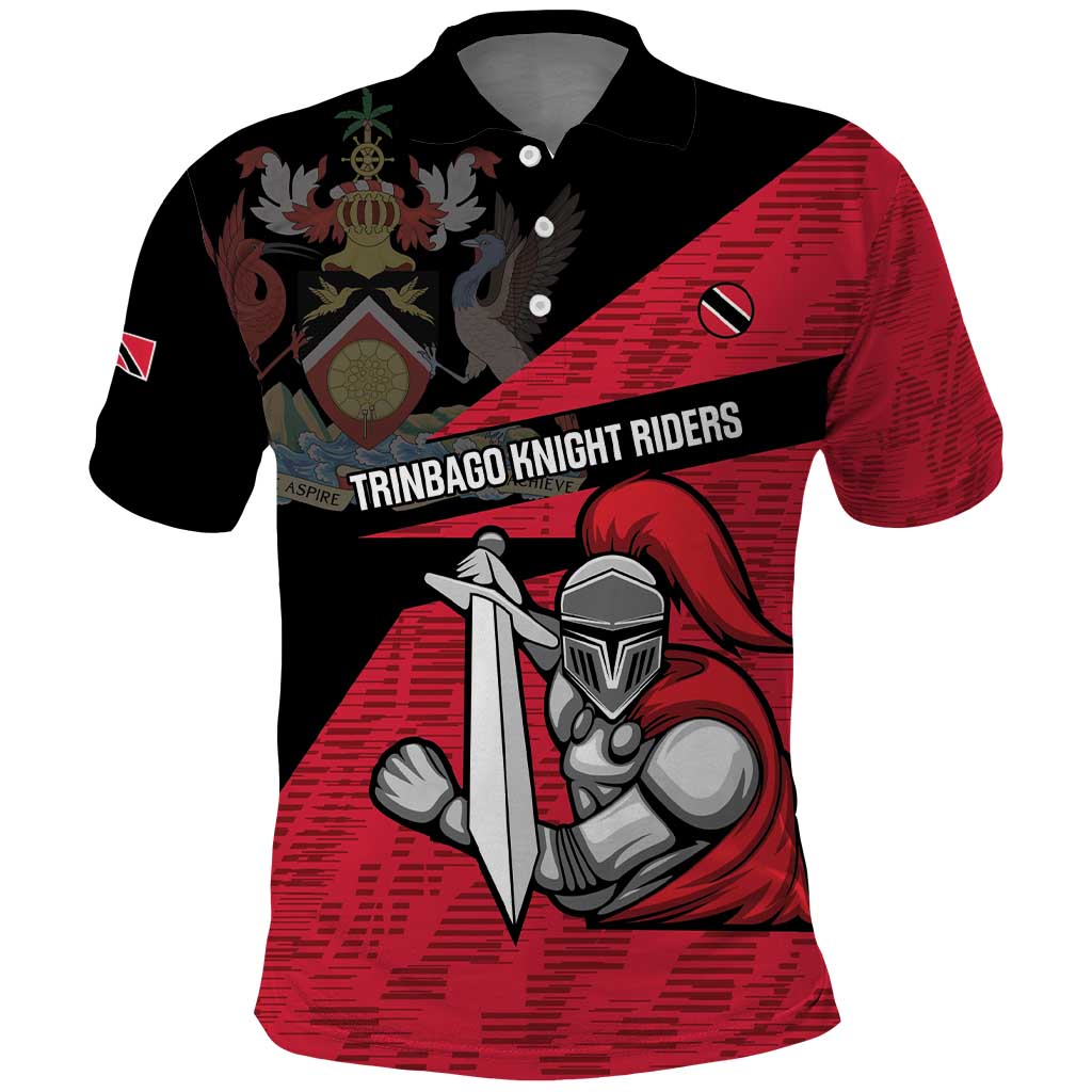 Custom Trinidad and Tobago Cricket Knight Riders Polo Shirt Go Trinbago LT14