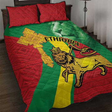 Ethiopia National Day Quilt Bed Set Ethiopia Lion of Judah African Pattern LT14