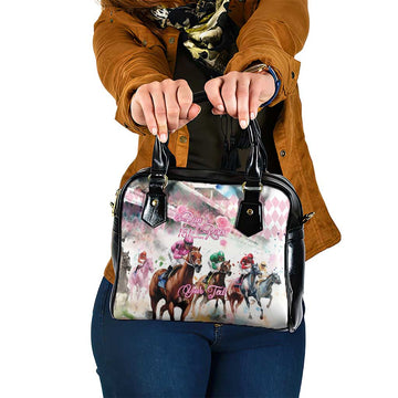 Personalized Kentucky Horse Racing Shoulder Handbag 151st Anniversary Run For The Roses LT14