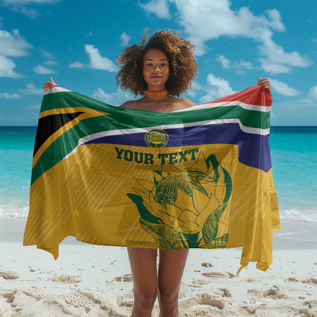 Custom South Africa Cricket Sarong Go Champions World Cup Proteas LT14