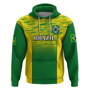 Brazil Football Hoodie 2023 World Cup Go Selecao Gradient Style LT14