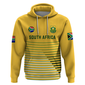 Custom South Africa Soccer Hoodie 2023 World Cup Go Banyana Banyana Yellow LT14
