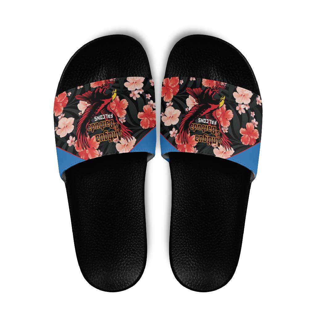 Antigua and Barbuda Cricket Slide Sandals 2025 Go Falcons Tropical Style LT14