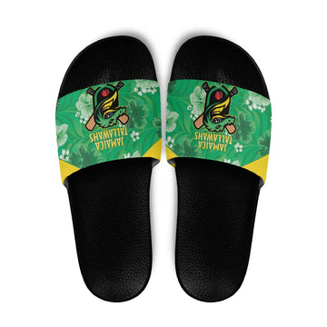 Jamaica Cricket Slide Sandals Fi Wi Tallawahs Tropical Style LT14
