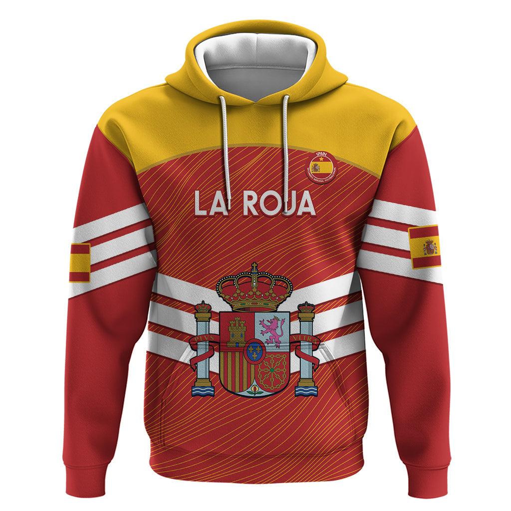 Custom Spain Football Hoodie Summer 2024 La Roja LT14