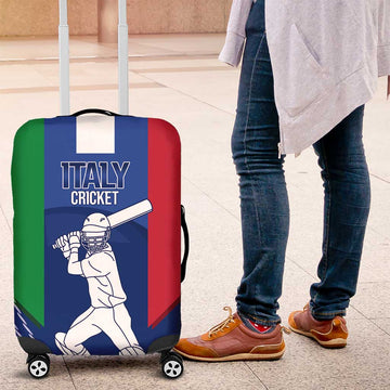 Italy Cricket Luggage Cover Go Gli Azzurri LT14