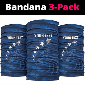 United States Rugby Custom Neck Gaiter USA Eagle Go Champions LT14