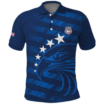 United States Rugby Custom Polo Shirt USA Eagle Go Champions LT14
