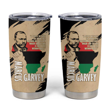 Marcus Garvey Day Tumbler Cup UNIA Flag Mix African Map LT14