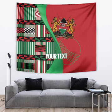 Custom Kenya Cricket Tapestry Simbas African Kente LT14