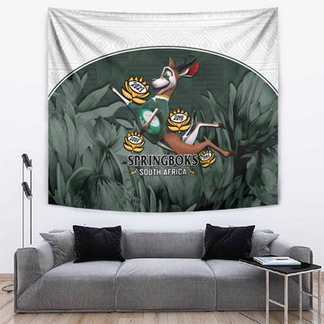South Africa Rugby Tapestry Springboks 4th Champions World Cup Proud Bokke LT14