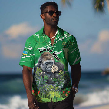 Personalized Rwanda Kwita Izina 2025 Hawaiian Shirt Gorilla Naming Day LT15