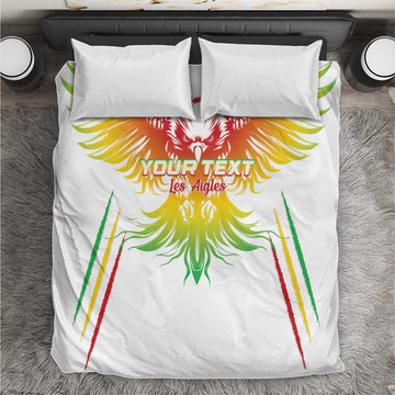 Mali Football Custom Bedding Set Go Eagles - White Color LT15