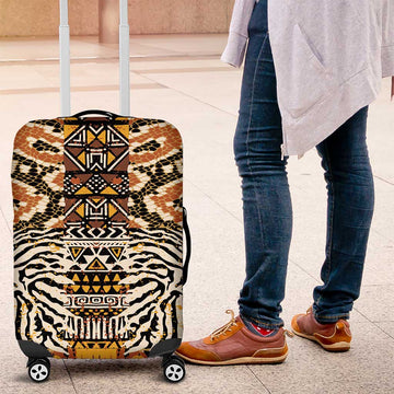 African Tribal Pattern With Wild Animal Skins Luggage Cover LT15