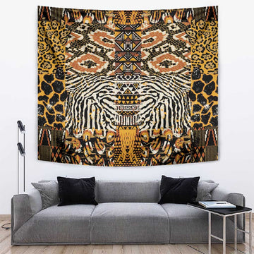 Wild Animal Skins Tapestry African Tribal Pattern LT15