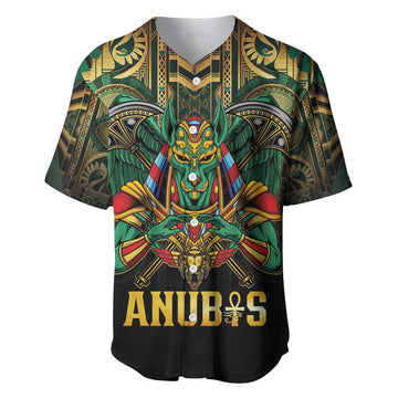 Ancient Egypt Baseball Jersey Anubis Egyptian LT15