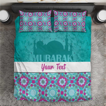Personalised Eid al-Fitr Bedding Set Eid Mubarak LT15
