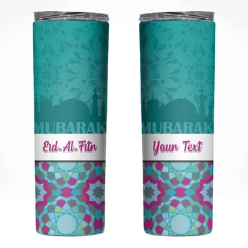 Personalised Eid al-Fitr Skinny Tumbler Eid Mubarak LT15