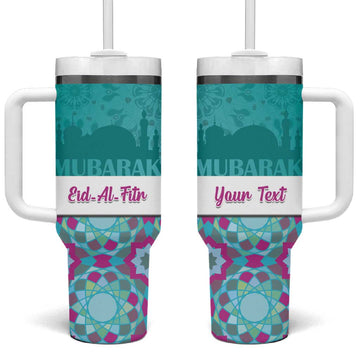 Personalised Eid al-Fitr Tumbler With Handle Eid Mubarak LT15