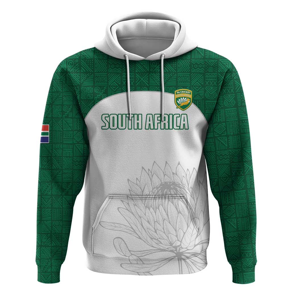 Custom South Africa Cricket Hoodie Go Proteas LT15