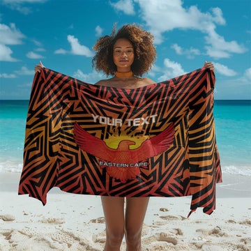 Custom Afro South Africa Cricket Sarong Eastern Cape - Go Sunrisers LT15